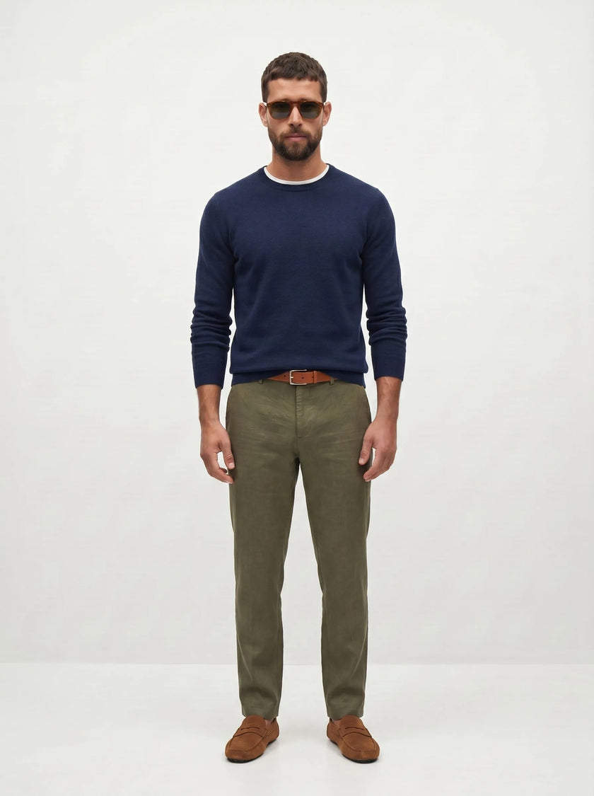 BVM KN SWT 001 NVY 01 full body front