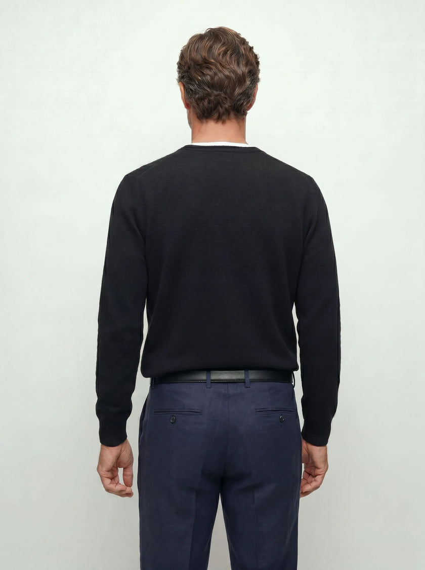 BVM KN SWT 002 BLK 06 half body back