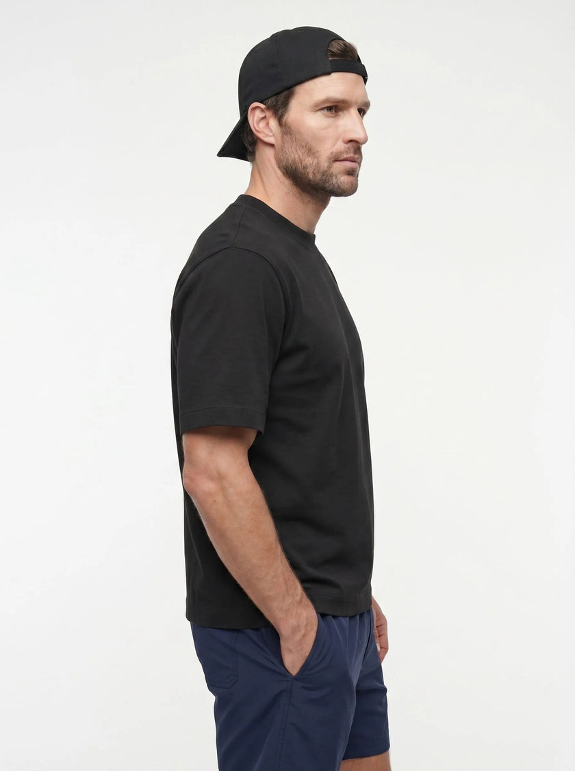 BVM TP TEE 002 BLK 05 half body side