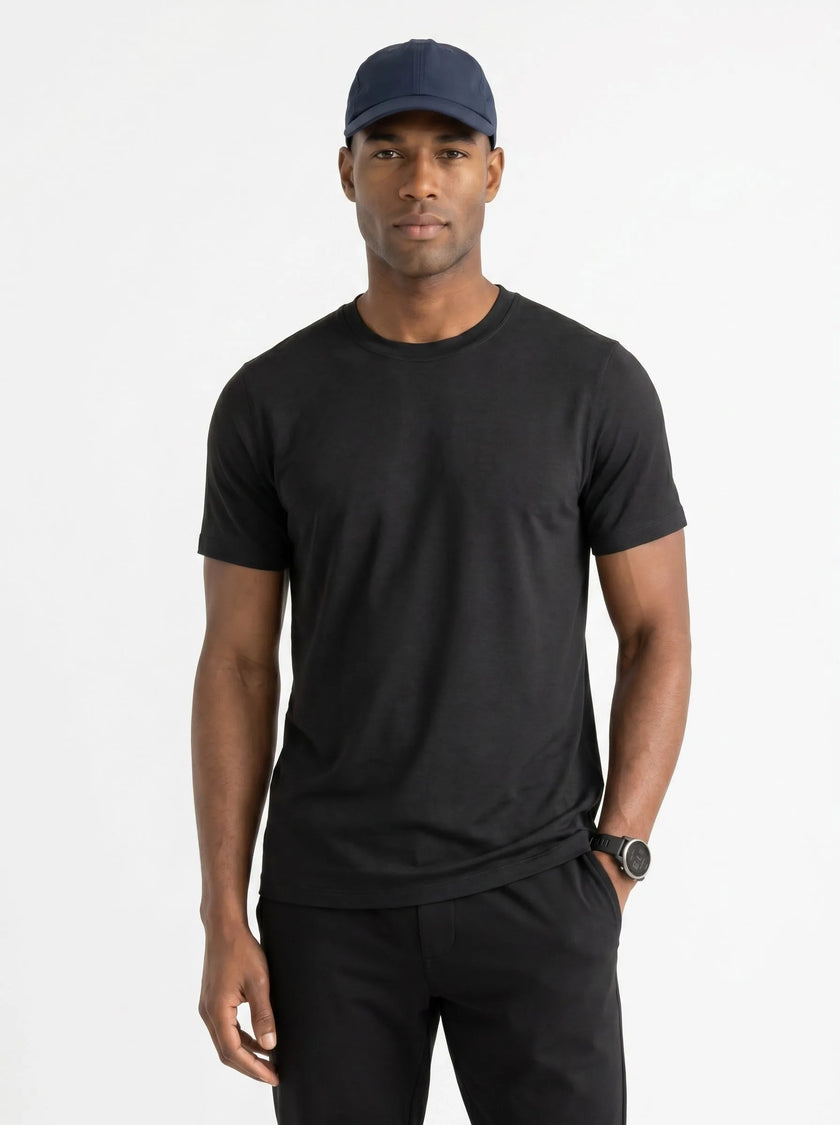 BVM TP TEE 003 BLK 04 half body front alt